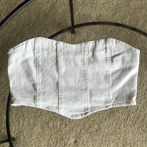 Cotton On Denim Crop Top M